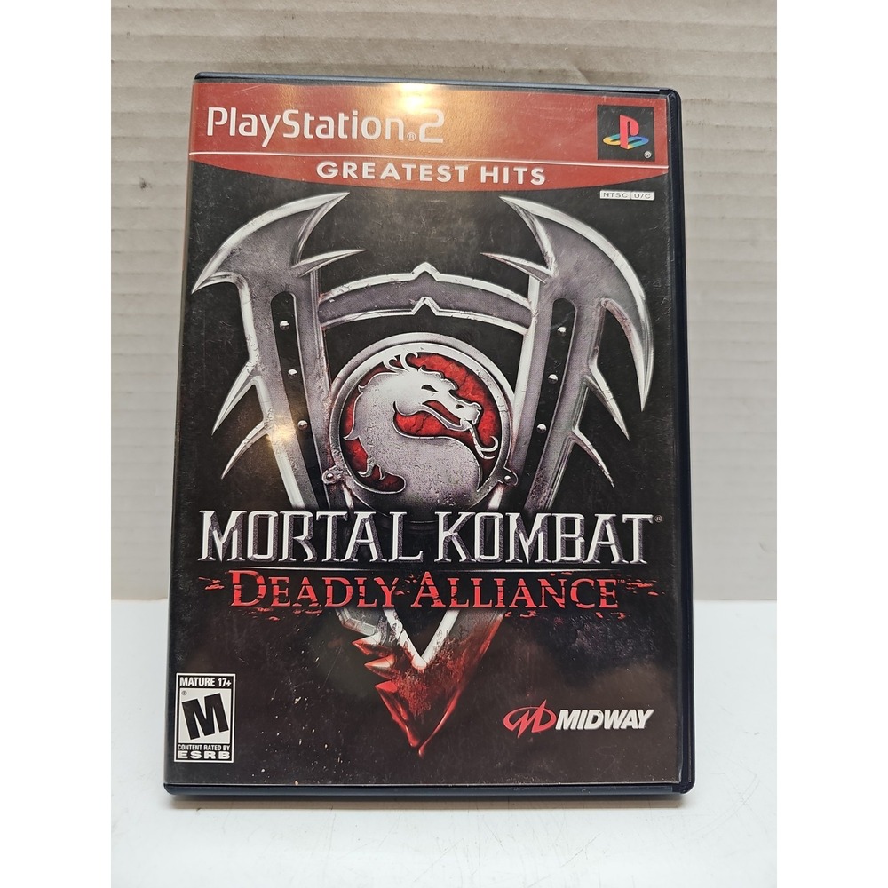Mortal Kombat Deadly Alliance Sony PlayStation 2 PS2 Complete, Untested - Picture 1 of 4